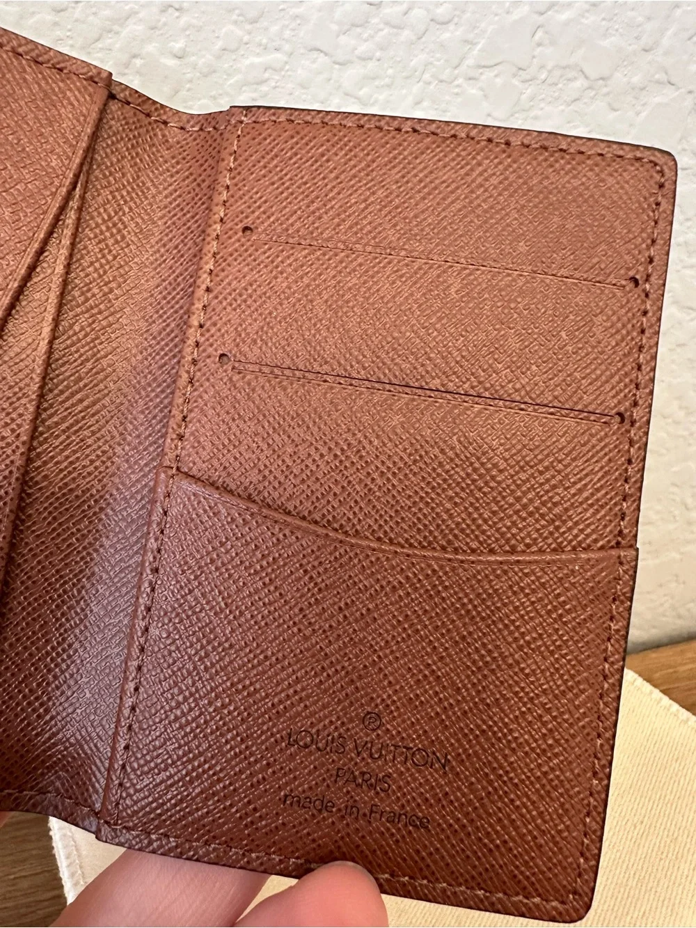 Louis Vuitton Monogram Pocket Organizer Card Holder Cash